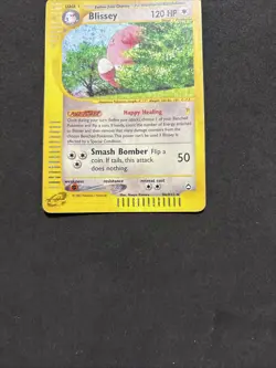 Pokemon Card Blissey H6/H32 - Aquapolis - Eng-holo-Swirl-Good! - Image 3