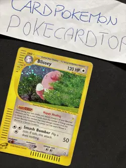 Pokemon Card Blissey H6/H32 - Aquapolis - Eng-holo-Swirl-Good! - Image 4