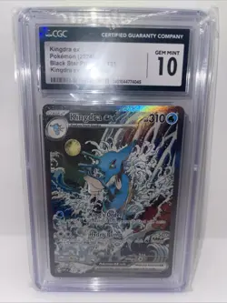 Kingdra ex 131 Kingdra ex Illustration Collection CGC 10 Graded Pokemon Card - Image 1
