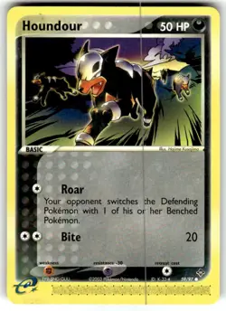 HOUNDOUR 59/97 - NON-HOLO COMMON - Ex Dragon - 2003 POKEMON CARD - Image 1
