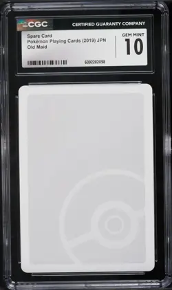 2019 Pokemon Japanese Playing Cards Old Maid Spare Card CGC 10 - Image 1