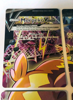 POKEMON MORPEKO V-UNION 4 CARD PROMO SET SWSH287 SWSH288 SWSH289 SWSH290 LP-NM - Image 2