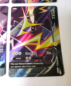 POKEMON MORPEKO V-UNION 4 CARD PROMO SET SWSH287 SWSH288 SWSH289 SWSH290 LP-NM - Image 5