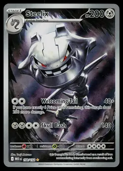 Pokemon Card - Steelix Mega Evolution 150/132 Illustration Rare - Image 1
