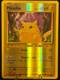 Pikachu 35/108 XY Evolutions Reverse Holo MINT Pokemon Card - Image 1