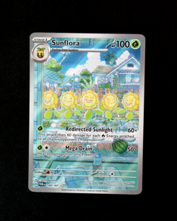 Pokemon Card - Sunflora 169/167 - Twilight Masquerade - Illustration Rare - NM ⭐ - Image 1