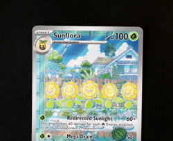 Pokemon Card - Sunflora 169/167 - Twilight Masquerade - Illustration Rare - NM ⭐ - Image 2