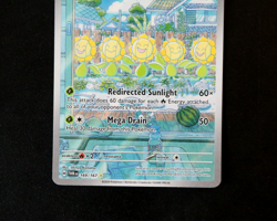 Pokemon Card - Sunflora 169/167 - Twilight Masquerade - Illustration Rare - NM ⭐ - Image 3