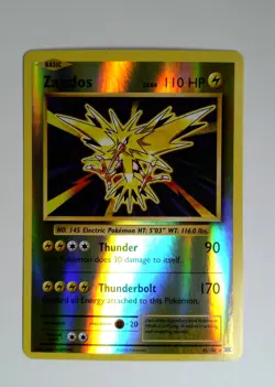 Pokemon TCG Zapdos Reverse Holo Rare Card 41/108 XY Evolutions - Image 1