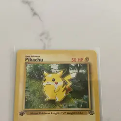 1st Edition Jungle Pikachu 60/64 Near Mint+ WOTC 1999 Pokemon Card - Image 2