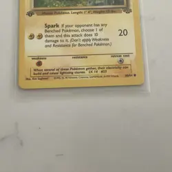 1st Edition Jungle Pikachu 60/64 Near Mint+ WOTC 1999 Pokemon Card - Image 3
