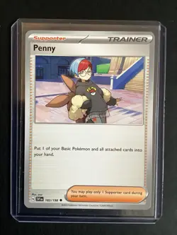 Penny Supporter Trainer Card 183/198 Scarlet+Violet Base Set MINT Condition - Image 1