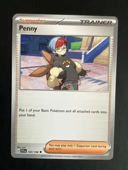 Penny Supporter Trainer Card 183/198 Scarlet+Violet Base Set MINT Condition - Image 3