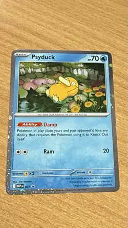Pokemon TCG Black Star Promo Psyduck Card #007 - Image 1