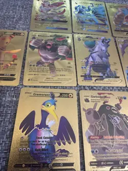 Lot Of 11 Good Foil Pokemon Cards - Charizard - Cramorant - Celebi Ampharos - Image 3