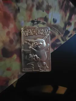 1999 Pokemon Burger King 23K Gold Plated Trading Card - PIKACHU Card Only - Image 2