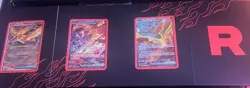 Pokemon Team Rocket's Moltres Stamp Cards From Ultra Premium Collection Set - Image 1