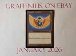 Sapphire Medallion -Tempest - LP MTG Magic The Gathering - Image 1