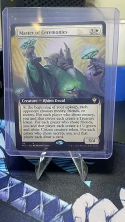 Master of Ceremonies (Extended Art) Commander: Streets of New Capenna - Image 1