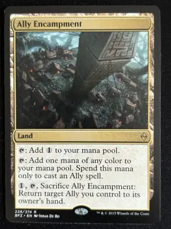 1x Ally Encampment - Battle for Zendikar (BFZ) Magic MTG - Image 1