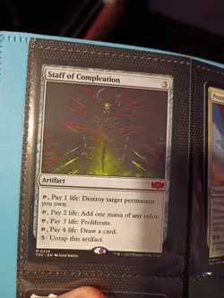 MTG NM Normal Staff of Compleation 326 M Commander: Tarkir: Dragonstorm - Image 1