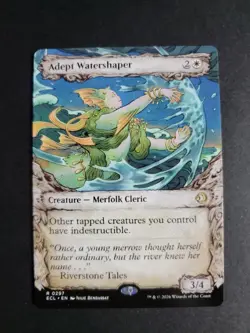 Adept Watershaper (Showcase) Rare MTG Lorwyn Eclipsed - Image 1