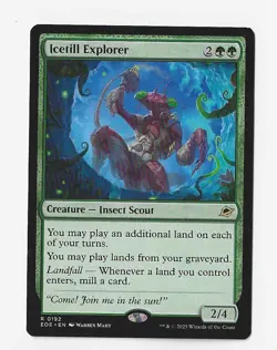 Magic the Gathering, EOE, Rare, Creature-Insect Scout, Icetill Explorer - Image 1