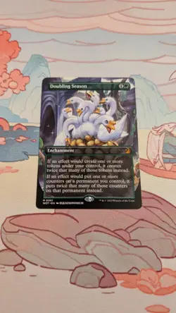 MTG Doubling Season | Anime Borderless (WOT) - Wilds of Eldraine NM/MT - Image 1