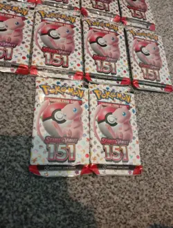 10 Scarlet And Violet 151 Sealed Brand New Pokemon Booster Packs Bundle - Image 4