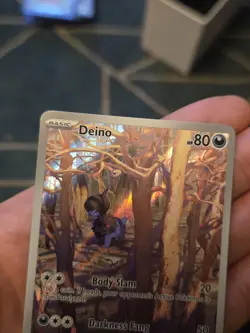 Pokemon TCG Deino 146/086 Illustration Rare - S&V White Flare Set - Near Mint - Image 3