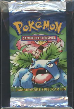 1999 Pokemon GERMAN 1st Edition Base Set Bisaflor-Venusaur Booster HEAVY x3 - Image 1