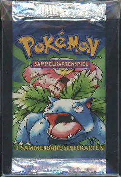 1999 Pokemon GERMAN 1st Edition Base Set Bisaflor-Venusaur Booster HEAVY x3 - Image 5
