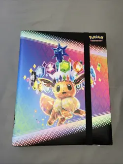 Pokemon Eevee Prismatic Evolutions 9-Pocket Binder Portfolio (BINDER ONLY) - Image 1