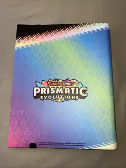 Pokemon Eevee Prismatic Evolutions 9-Pocket Binder Portfolio (BINDER ONLY) - Image 2