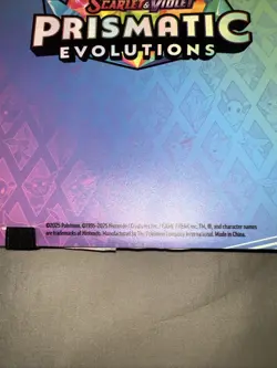 Pokemon Eevee Prismatic Evolutions 9-Pocket Binder Portfolio (BINDER ONLY) - Image 3