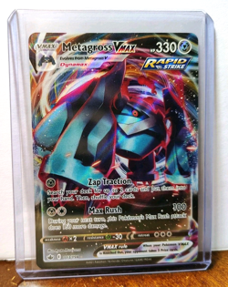 POKEMON METAGROSS VMAX 113/198 ULTRA RARE CHILLING REIGN NM NEAR MINT - Image 5