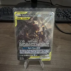 Pokemon TCG Umbreon and Darkrai GX SM241 Tag Team Promo S&M LP - Image 1