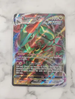 2021 Pokemon Rayquaza VMAX 111/203 Full Art Ultra Rare - Evolving Skies NM - Image 1