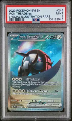 POKEMON PSA 9 IRON TREADS EX 248/198 SCARLATTO e VIOLETTO ENGLISH 2023! - Image 1