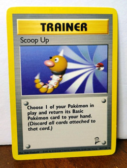 POKEMON SCOOP UP 107/130 RARE TRAINER BASE SET 2 MP - Image 1