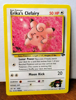 POKEMON ERIKA'S CLEFAIRY 40/132 GYM CHALLENGE MP - Image 1