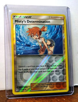 POKEMON MISTY'S DETERMINATION 62/68 REVERSE HOLO HIDDEN FATES NM NEAR MINT - Image 5