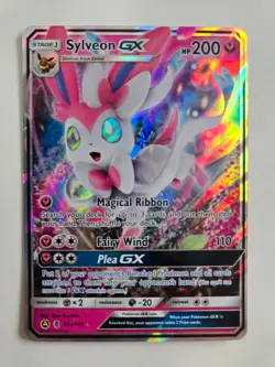 Pokemon Sylveon GX 92a/145 - Promo Guardians Rising Sun and Moon Full Art - Image 1