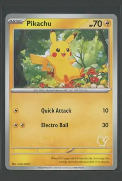 Pikachu | My First Battle Deck | Pokemon Karte Englisch Near Mint 2023 - Image 1