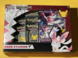 Pokemon Dark Sylveon V Celebrations Collection Box w/ Evolving Skies NEW SEALED 820650851773 - Image 1
