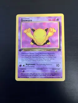 Drowzee Team Rocket 1st Edition 54/82 VLP - Image 1