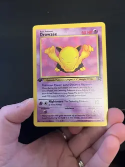 Drowzee Team Rocket 1st Edition 54/82 VLP - Image 3