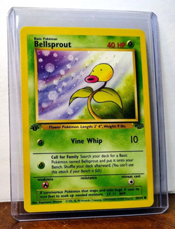 POKEMON BELLSPROUT 49/64 1ST EDITION JUNGLE LP-NM - Image 5