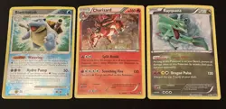 Pokemon Holo Lot Including 2013 Charizard, 2007 Blastoise and 2015 Rayquaza - Image 1