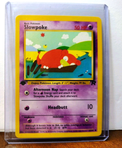 POKEMON SLOWPOKE 67/82 1ST EDITION TEAM ROCKET LP - Image 5